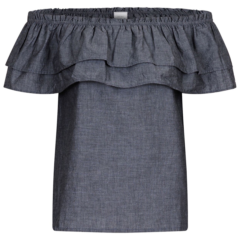 Neo Noir Austin Chambray Top