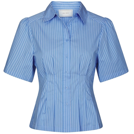 Neo Noir Balara Stripe Poplin Skjorte