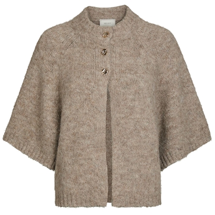 Neo Noir Benuta Fluffy Knit Cardigan
