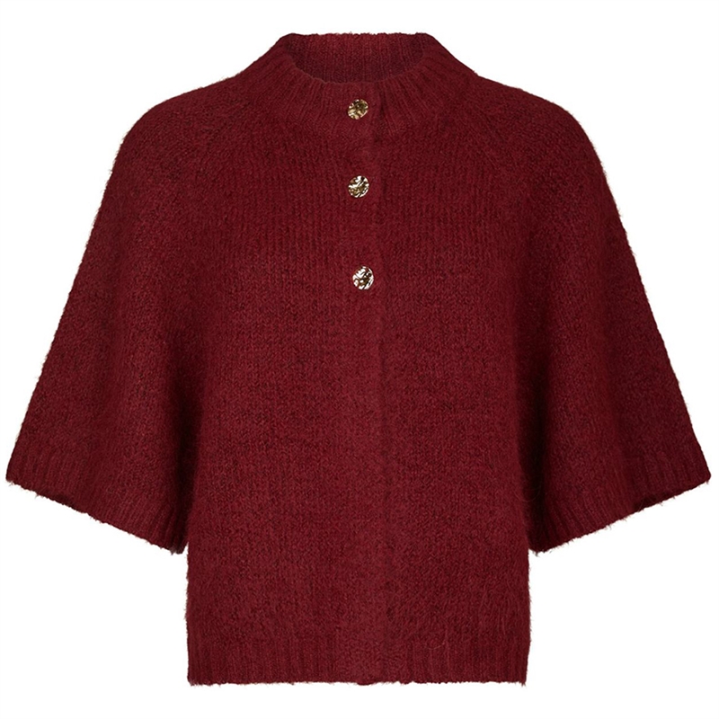 Neo Noir Benuta Fluffy Knit Cardigan