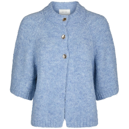 Neo Noir Benuta Fluffy Knit Cardigan