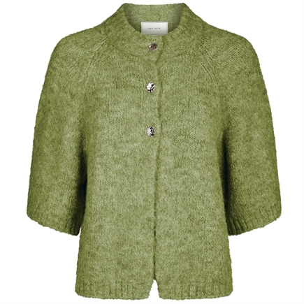 Neo Noir Benuta Fluffy Knit Cardigan