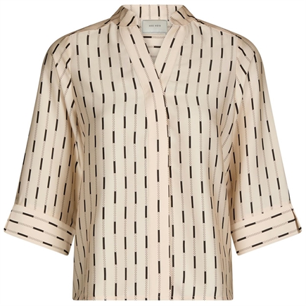 Neo Noir Camile Print Bluse