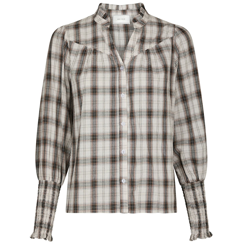 Neo Noir Camisa Big Check Bluse