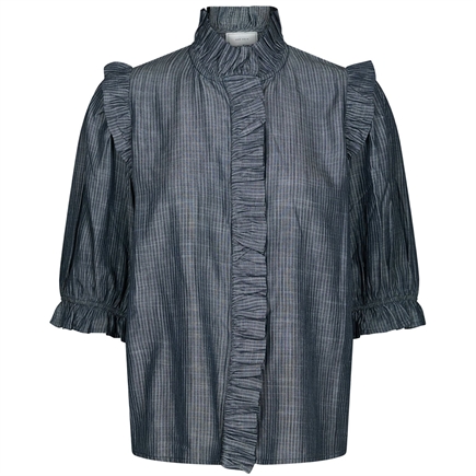 Neo Noir Chacha Chambray Bluse
