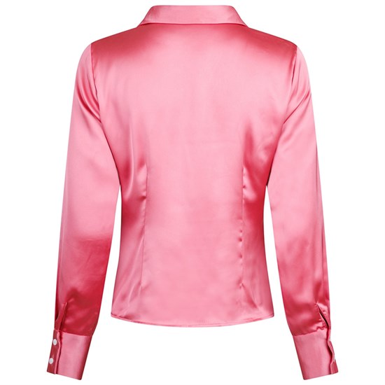 Neo Noir Christy Satin Skjorte