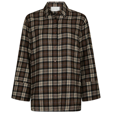 Neo Noir Dita Flannel Check Skjorte