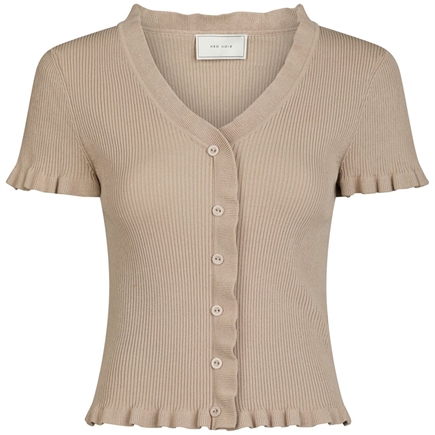 Neo Noir Esla Frill Knit T-shirt