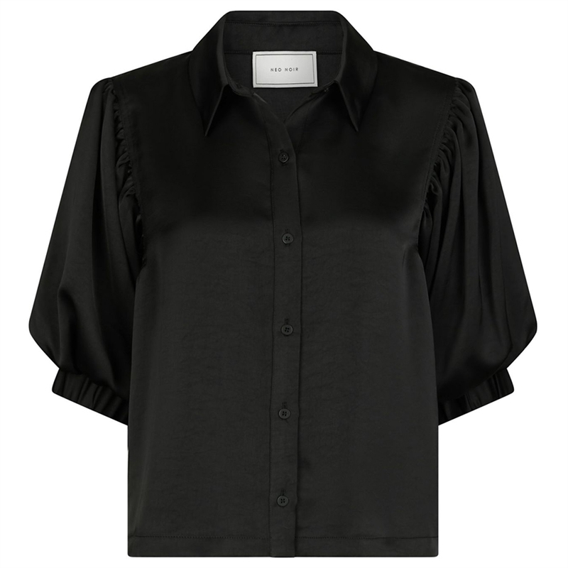 Neo Noir Etta Heavy Sateen Skjorte