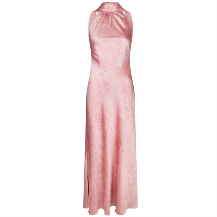 Neo Noir Fiona Pattern Satin Kjole