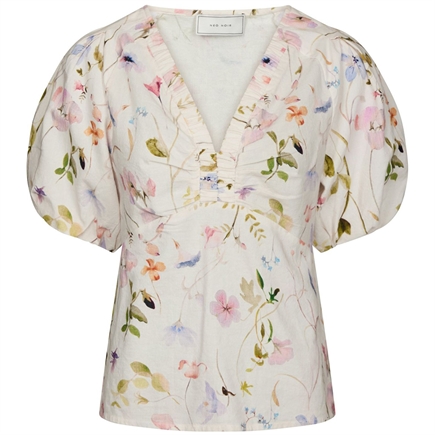 Neo Noir Irina Flower Bluse
