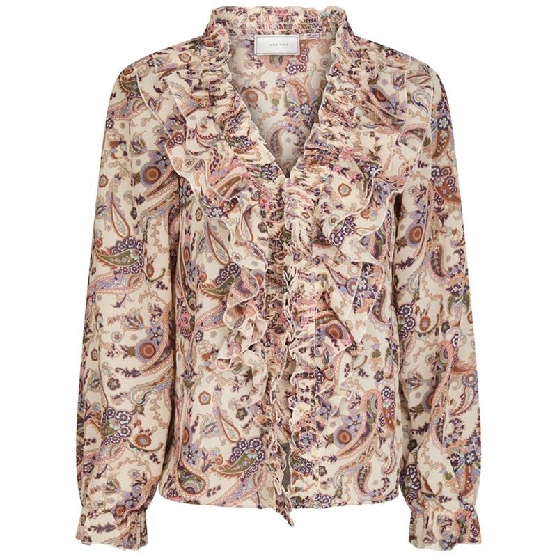 Neo Noir Ivey Art Paisley Bluse