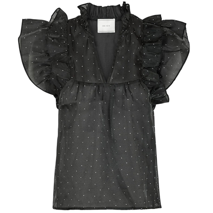 Neo Noir Jayla Bedazzled Top