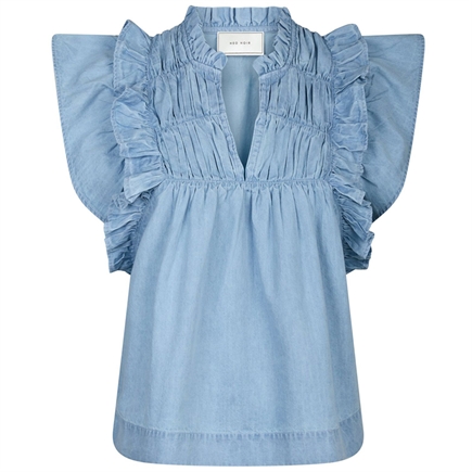 Neo Noir Jayla Denim Top