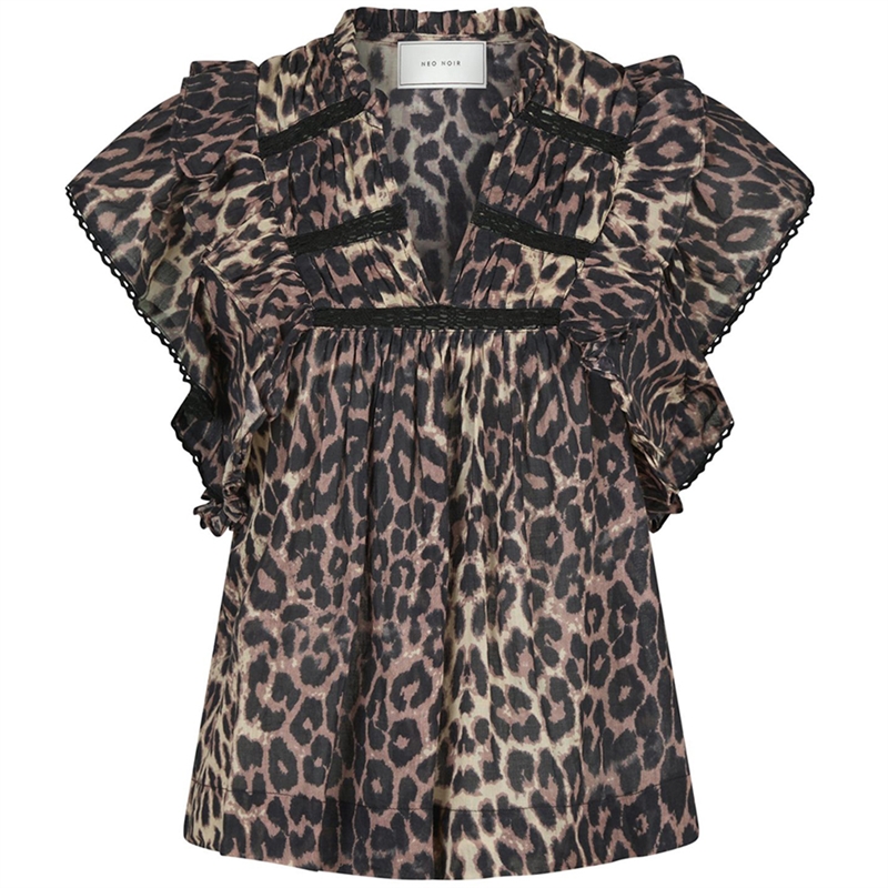 Neo Noir Jayla Leo Voile Top