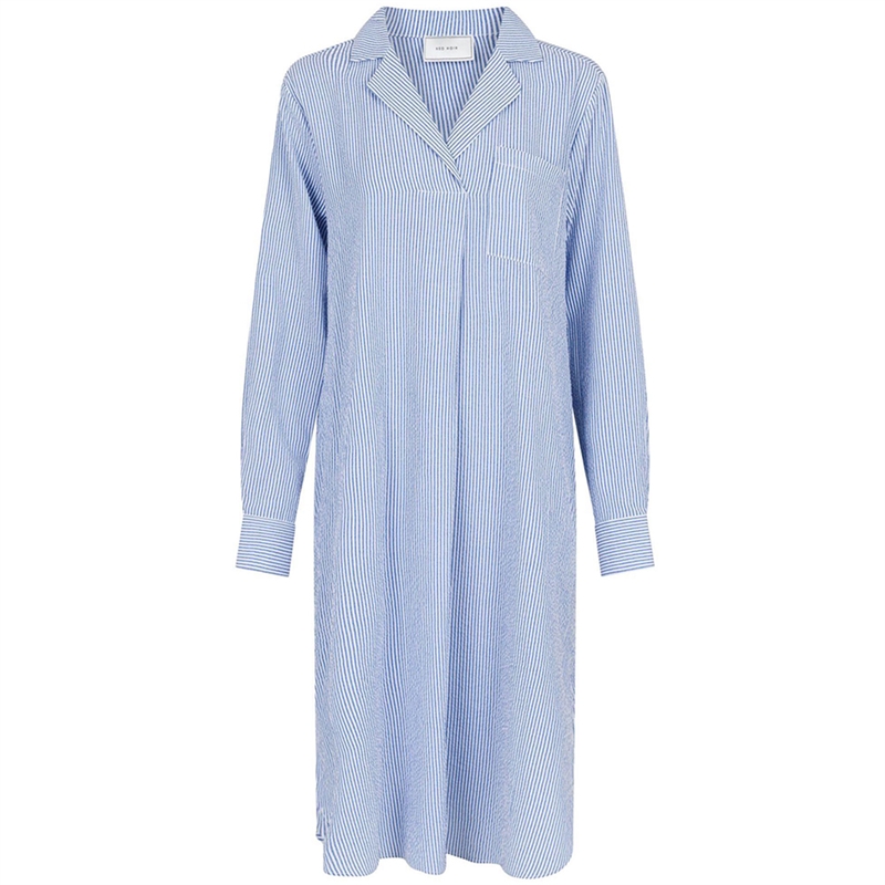 Neo Noir Jessica Slim Stripe Skjortekjole