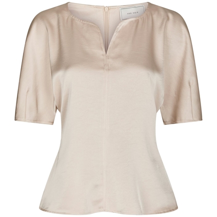 Neo Noir Josine Heavy Sateen Bluse