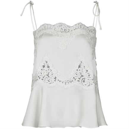 Neo Noir Kaela Heavy Sateen Lace Top