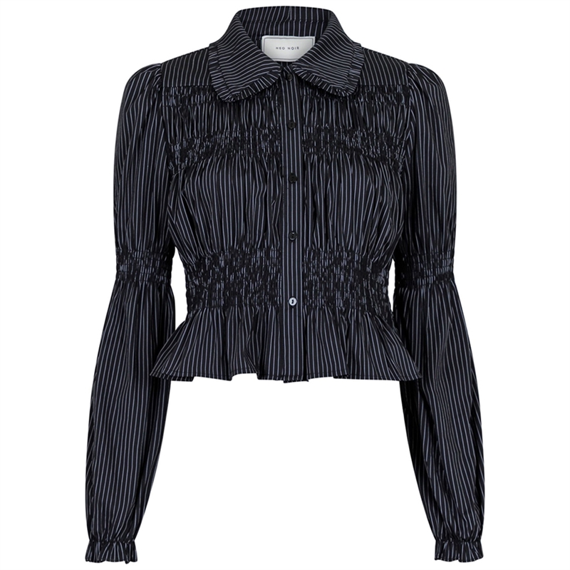 Neo Noir Kella Stripe Smock Skjorte