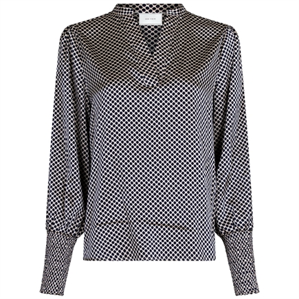 Neo Noir Landa Multi Dot Bluse