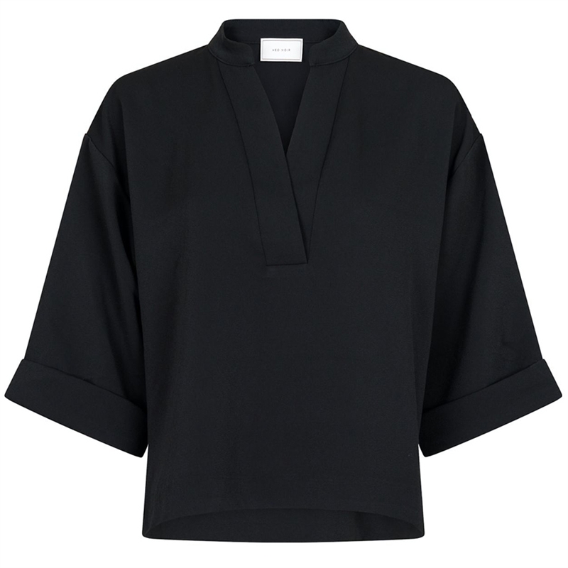 Neo Noir Luma Crepe Bluse