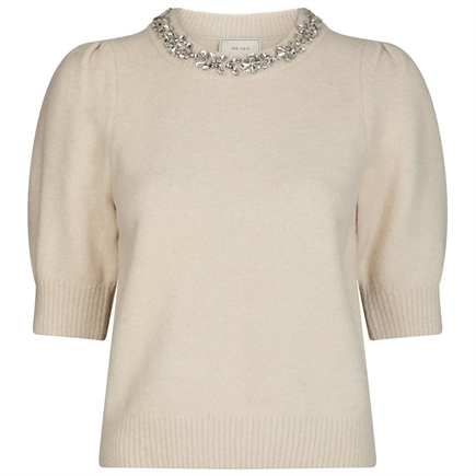 Neo Noir Maia Stone Knit Bluse