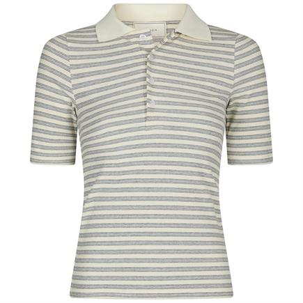 Neo Noir Manama Stripe Polo T-shirt