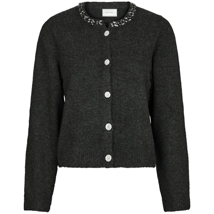 Neo Noir Marie Stone Knit Cardigan