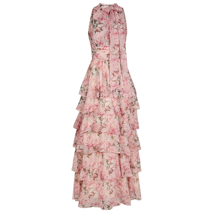 Neo Noir Marli Flower Chiffon Kjole