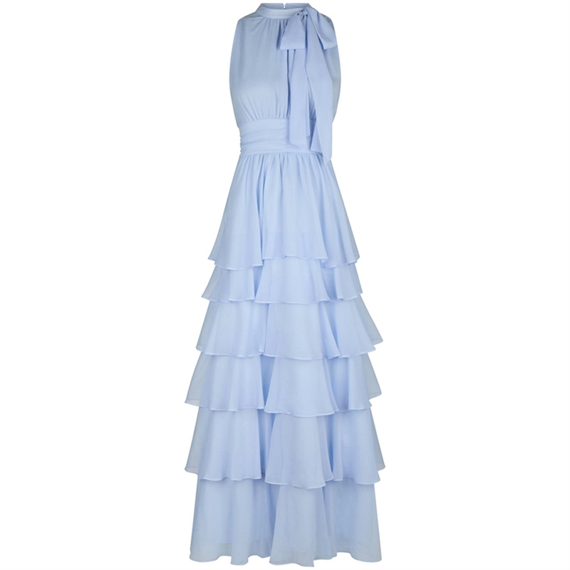 Neo Noir Marli Solid Chiffon Kjole