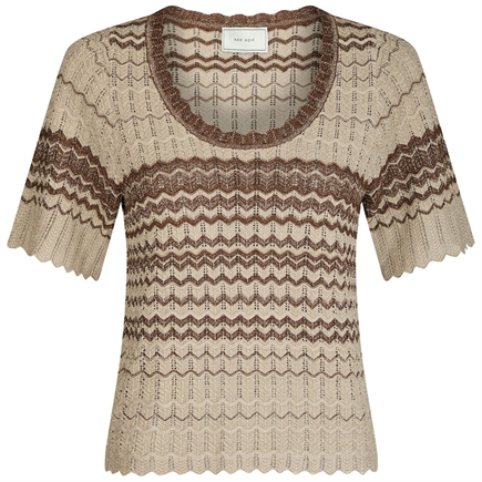 Neo Noir Meiko Solid Knit T-shirt