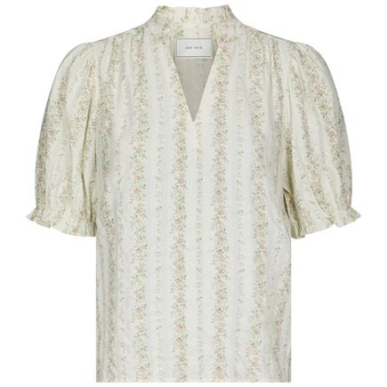 Neo Noir Odesa Floral Stripe Bluse
