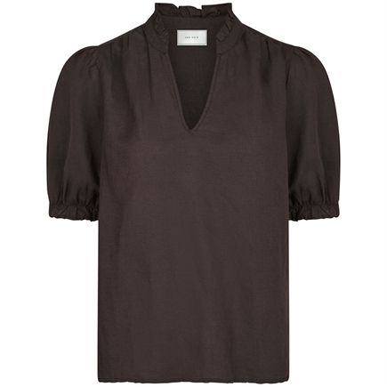 Neo Noir Odesa Linen Bluse