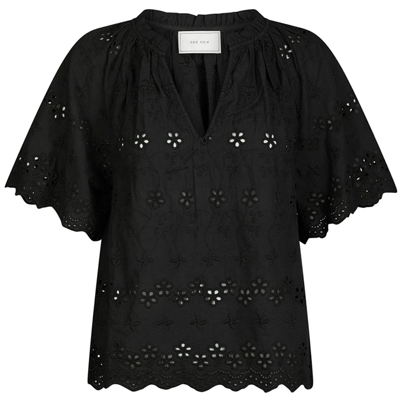Neo Noir Odet Embroidery Bluse