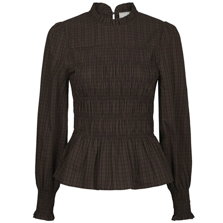 Neo Noir Possa Big Check Bluse