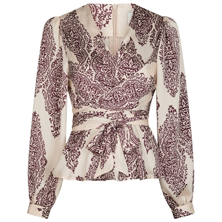 Neo Noir Rista Paisley Drop Bluse