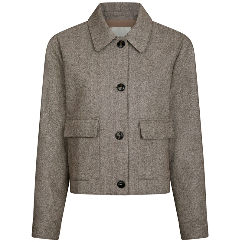 Neo Noir Romana Herringbone Jakke