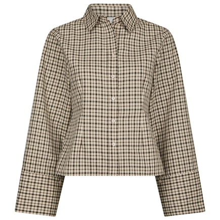 Neo Noir Rosa Checked Skjorte