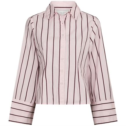 Neo Noir Rosa Wide Stripe Skjorte