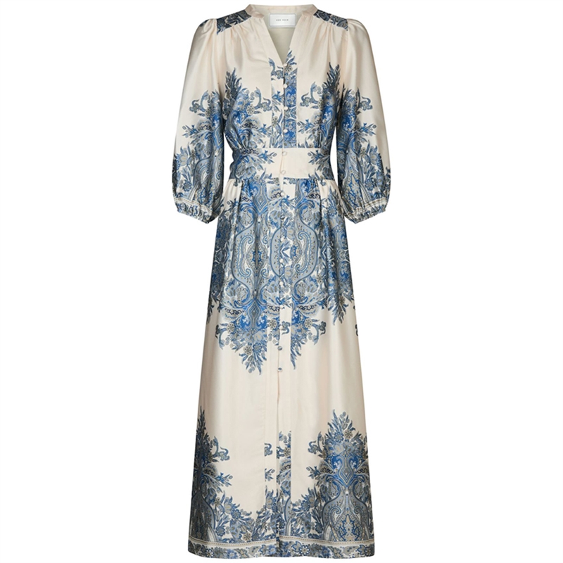 Neo Noir Stellar Paisley Border Kjole