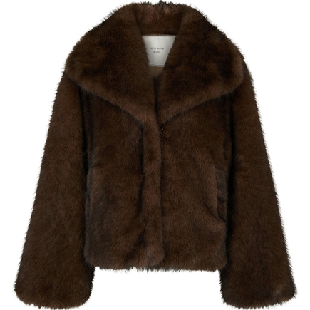 Neo Noir Stephanie Faux Fur Jakke