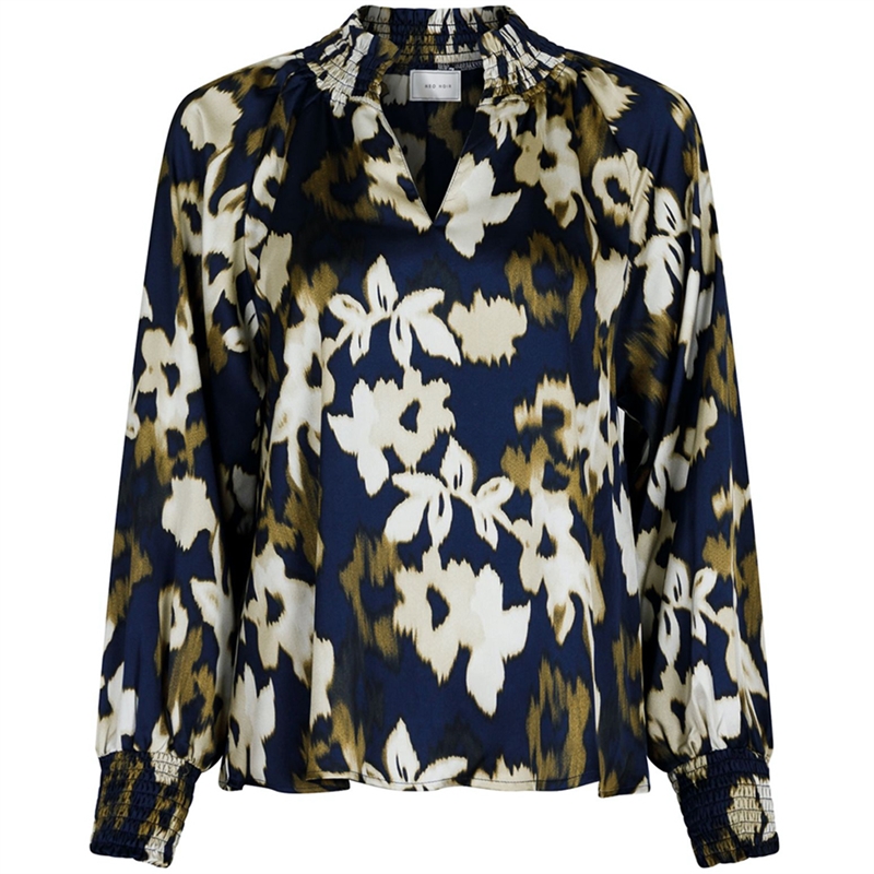 Neo Noir Stone Faded Fall Bluse