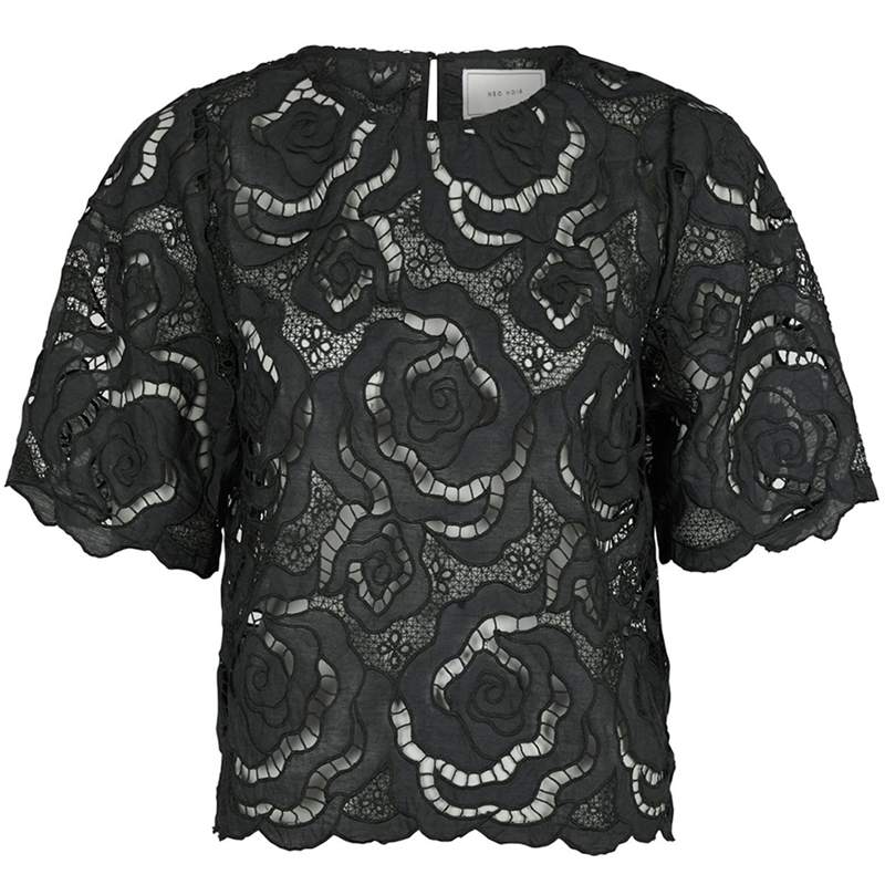 Neo Noir Trisha Big Lace Bluse