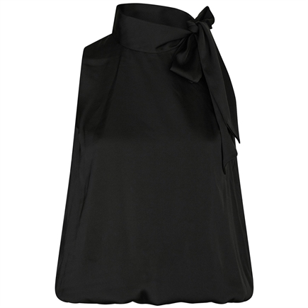 Neo Noir Veda Drapy Satin Top