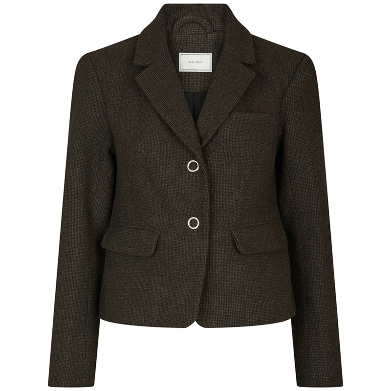 Neo Noir Waed Mini Check Blazer