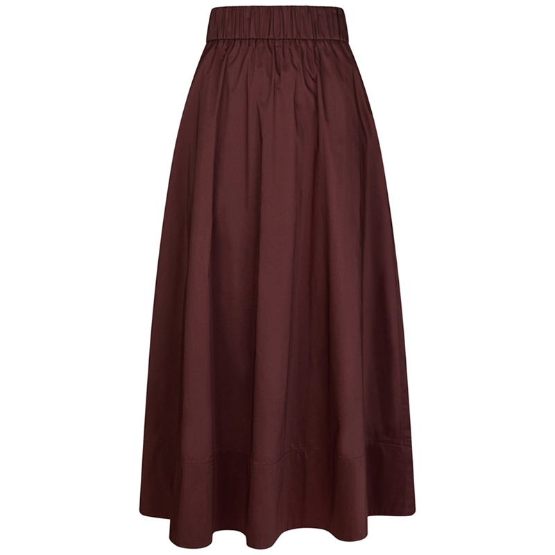 Neo Noir Yara Long Poplin Nederdel
