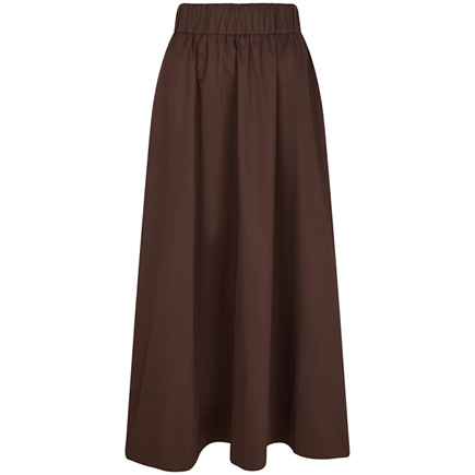 Neo Noir Yara Long Poplin Nederdel
