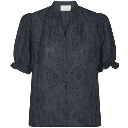 Neo Noir Zika Flower Stripe Bluse