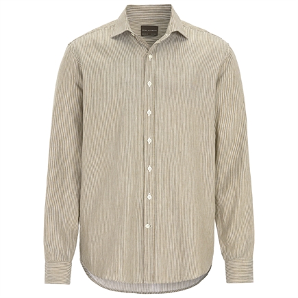 Oscar Jacobson Cut Away Stripe Skjorte
