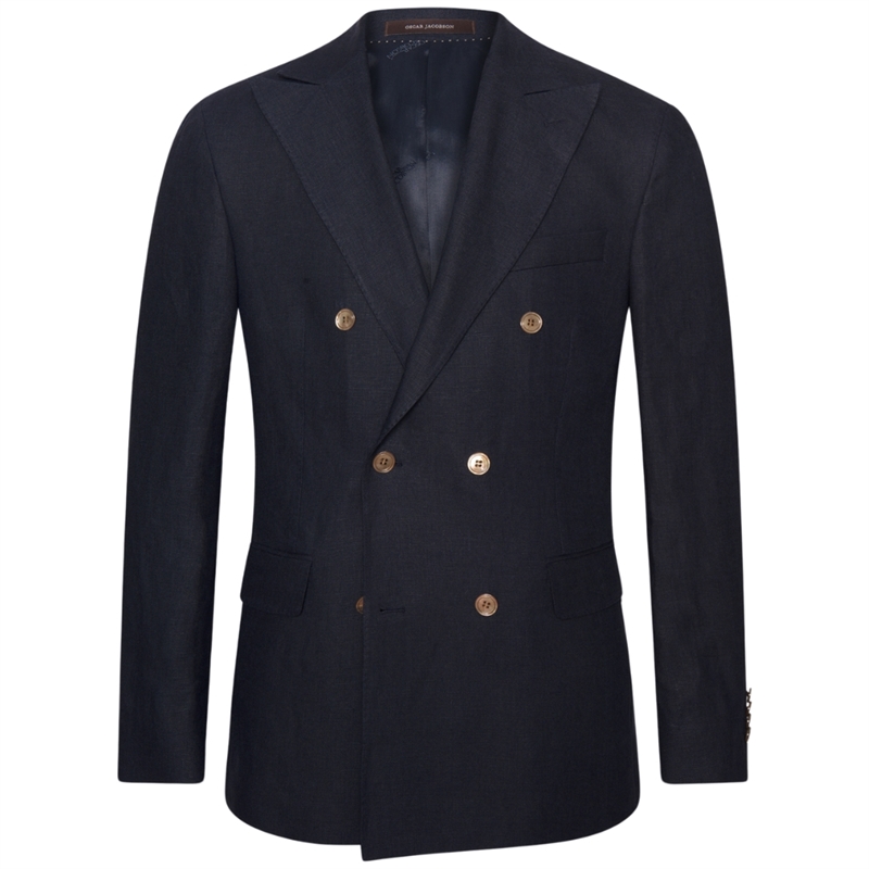 Oscar Jacobson Farris Linen Blazer